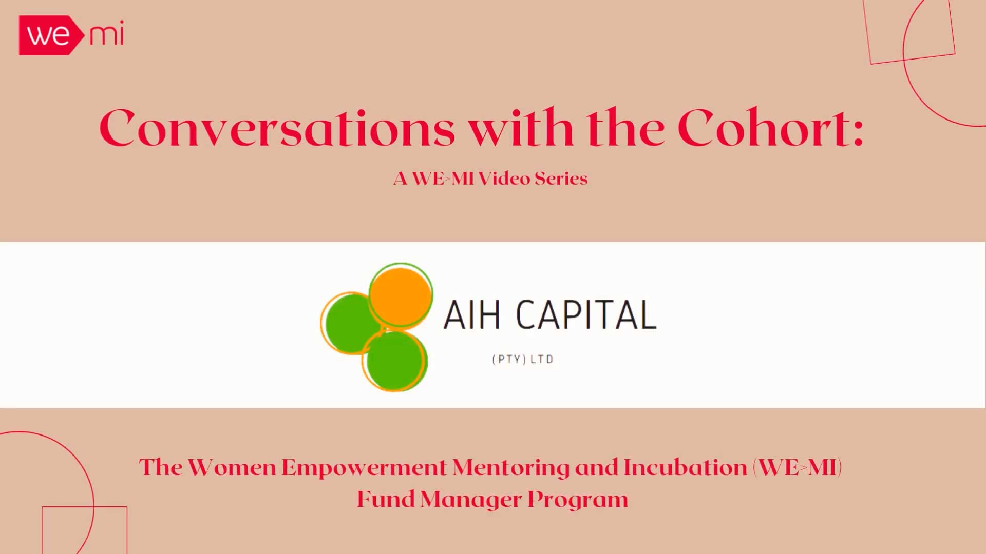 Conversations with the Cohort: AIH Capital